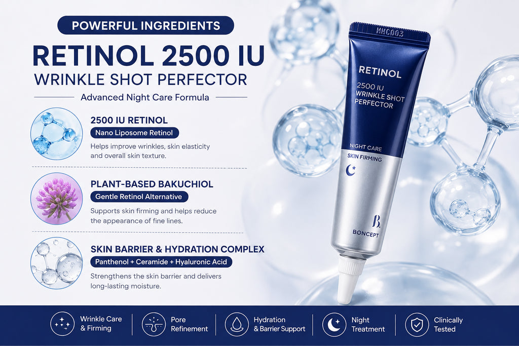 BONCEPT Retinol 2500 IU Wrinkle Shot Perfector 15Ml anti Wrinkle Firming Cream