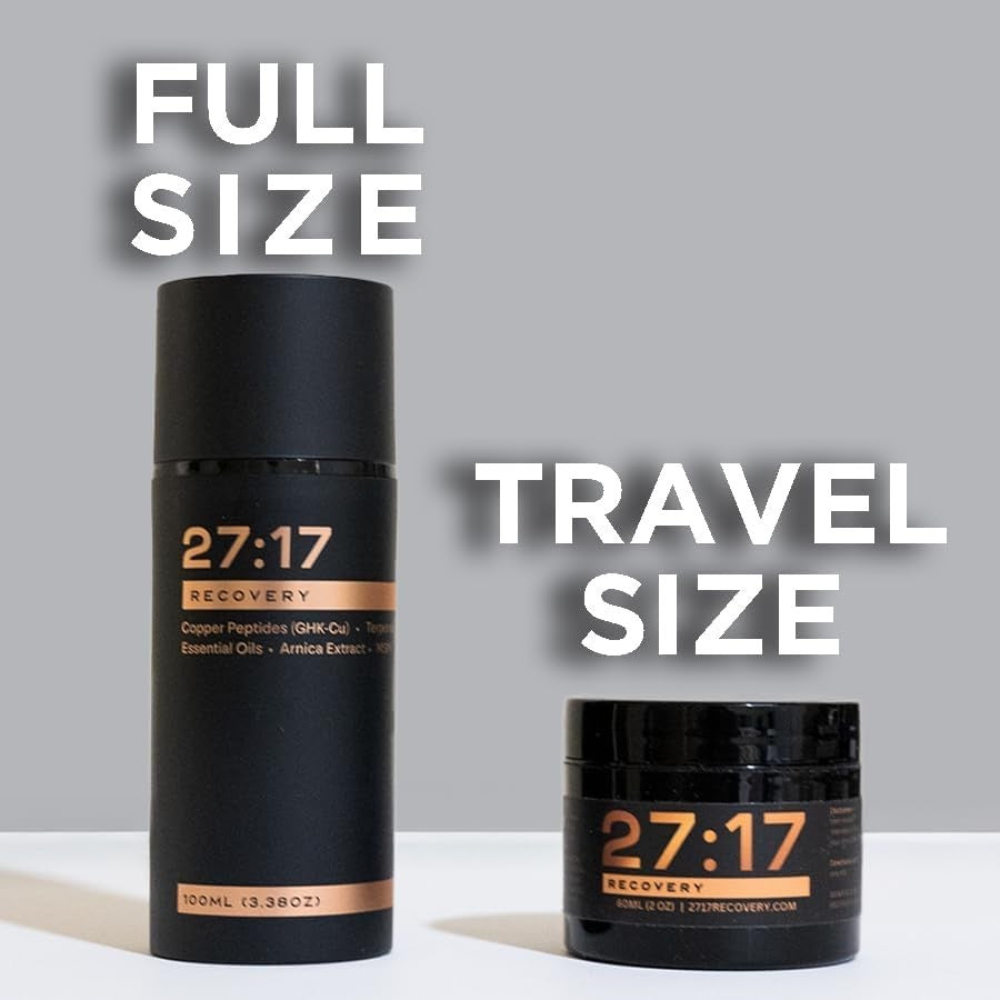 27:17 Recovery – Muscle Recovery Cream with Copper Peptides, Arnica, MSM 3.38 Oz