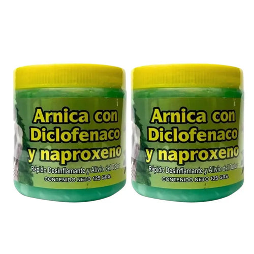 (Pack of 2) Arnica Pomada Muscular 125G - Arnica Massage Balm – 125G | Soothing Full-Body Care
