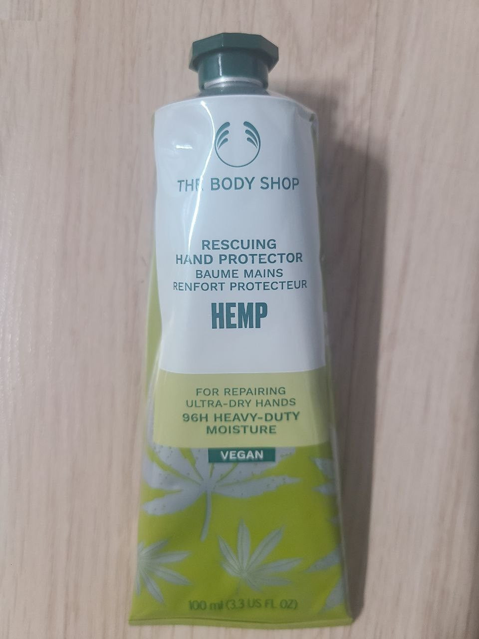 The Body Shop Hemp Rescuing Hand Protector Moisturizer 3.3 Fl Oz New