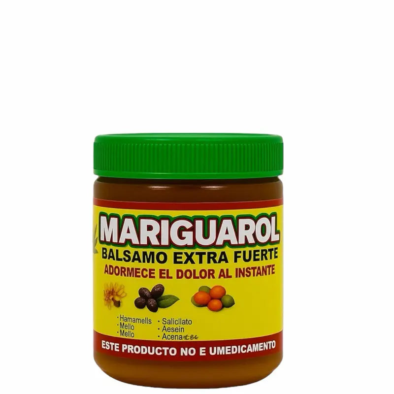 (2 Pack) Mariguarol Extra Strength Balm 125G Fast Acting Muscle Joint Relief Uso Externo for Pain Relief Uso Externo Para Dolor