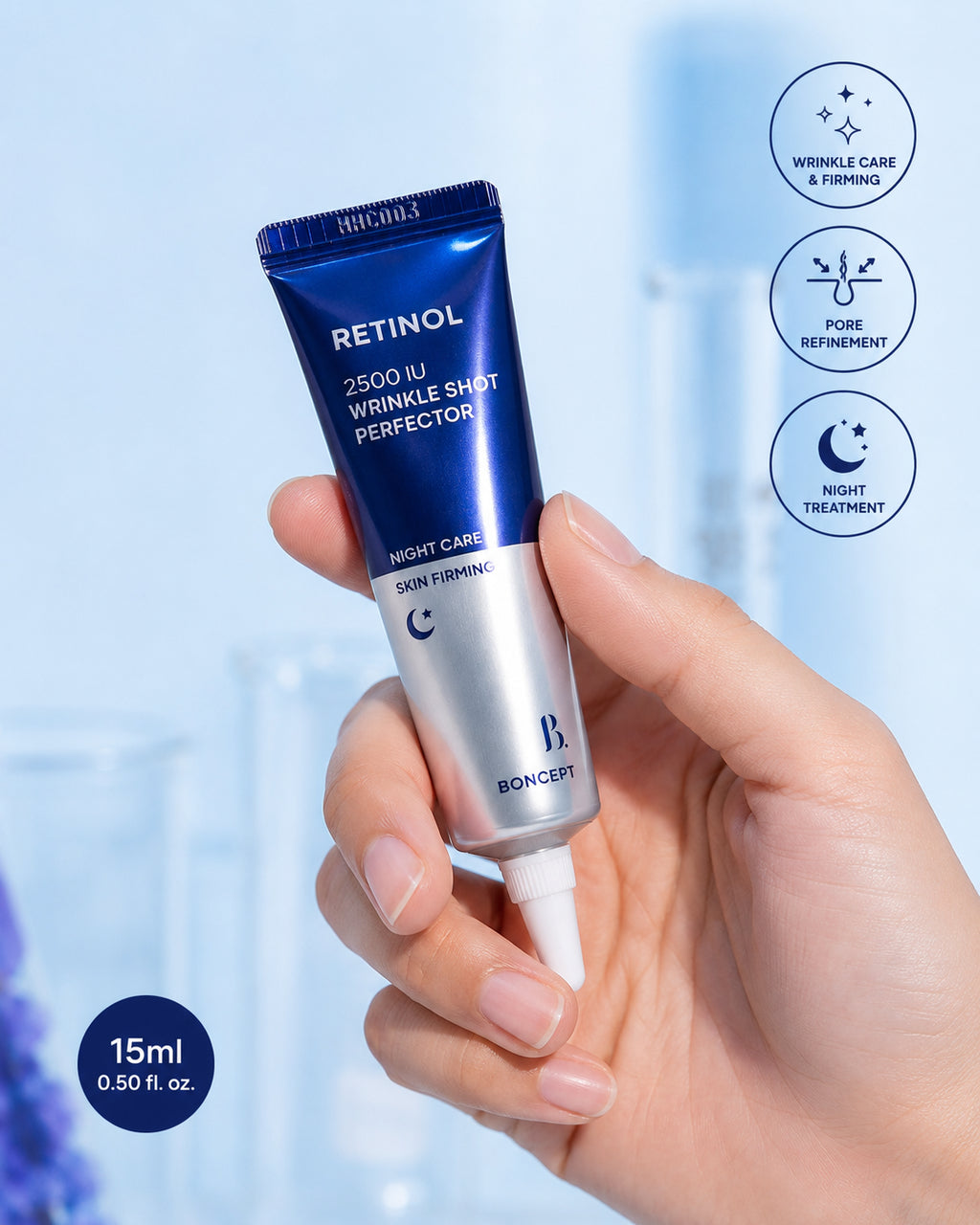 BONCEPT Retinol 2500 IU Wrinkle Shot Perfector 15Ml anti Wrinkle Firming Cream