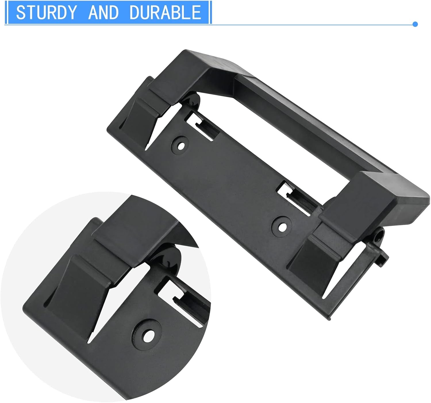 1 Pack 3316882900 RV Refrigerator Door Handle Holder Grip Black Hardware, Compatible with 3316882.900 S,Std Dr Handle Combo-6/8 Amii DM2672, DM2682, DM2872, DM2882 with Airing Cards