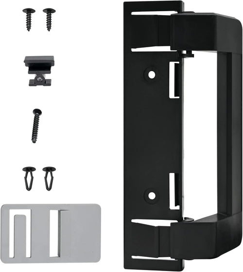 1 Pack 3316882900 RV Refrigerator Door Handle Holder Grip Black Hardware, Compatible with 3316882.900 S,Std Dr Handle Combo-6/8 Amii DM2672, DM2682, DM2872, DM2882 with Airing Cards