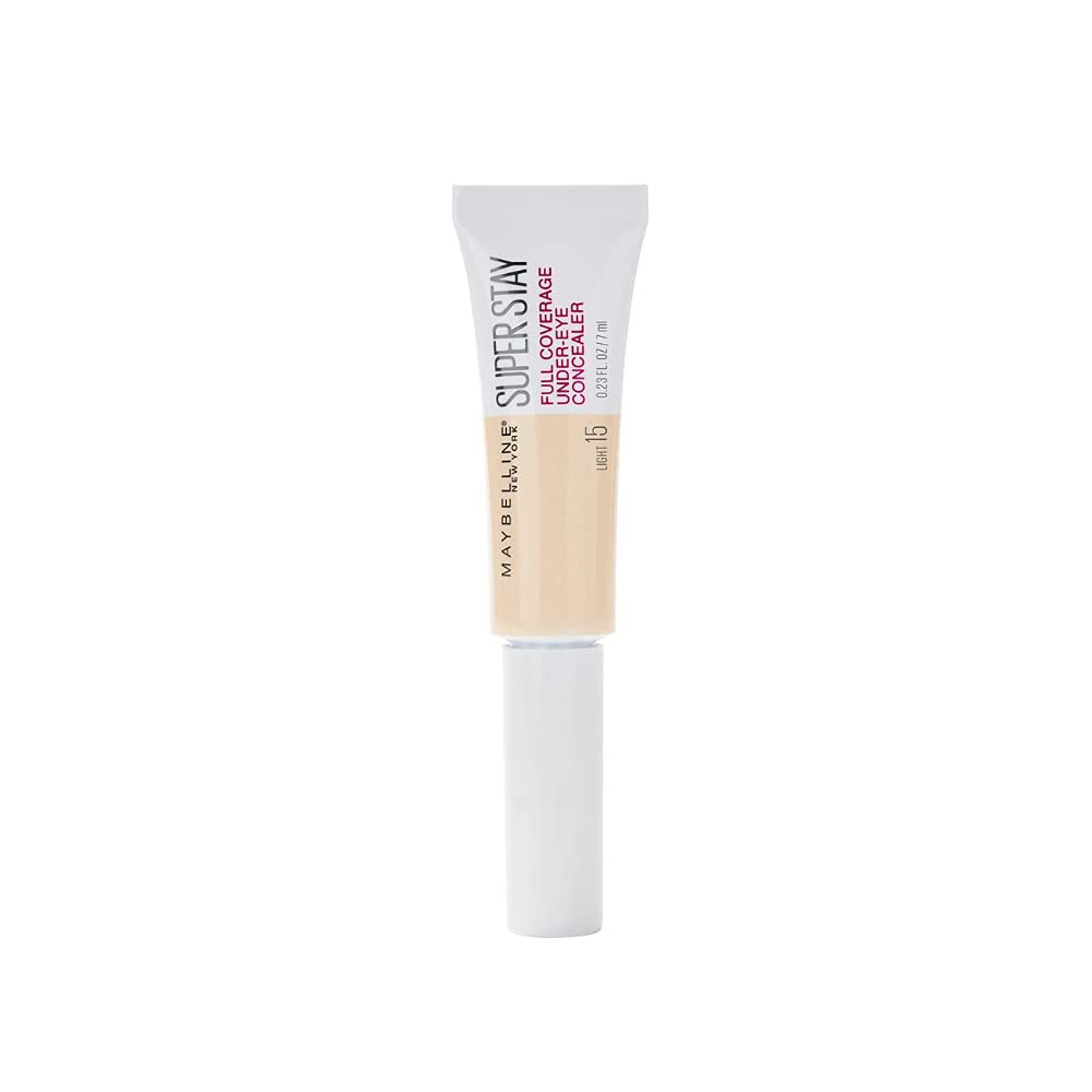 3 x Maybelline Superstay Full Coverage Under-Eye Concealer 6ml - 15 Light
