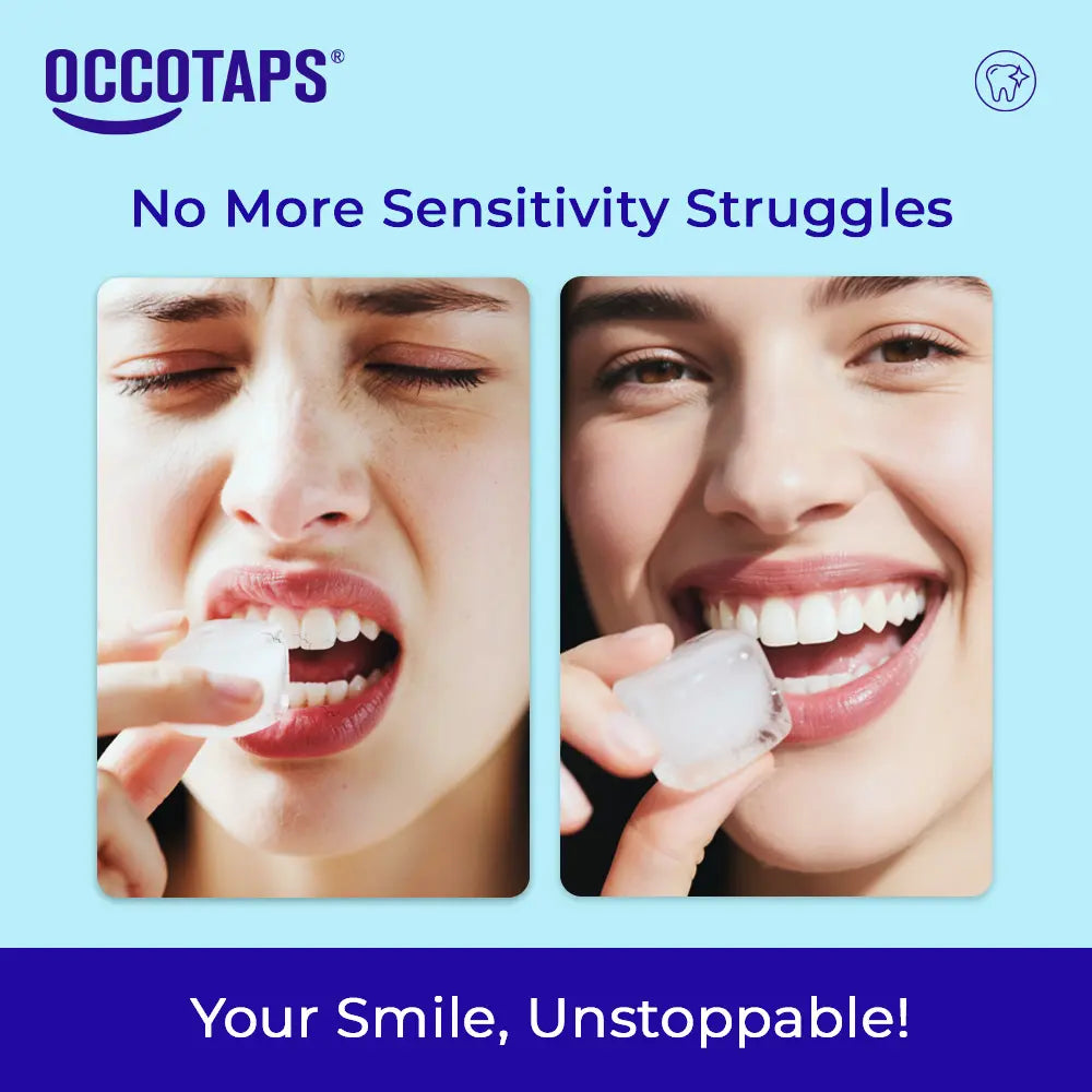 #Summervibes OCCOTAPS Agave Natural Herbal Toothpaste with Blue Agave Extract Brightens Teeth Strengthens Enamel Fluoride-Free Probiotics Mint Niacinamide - Oral