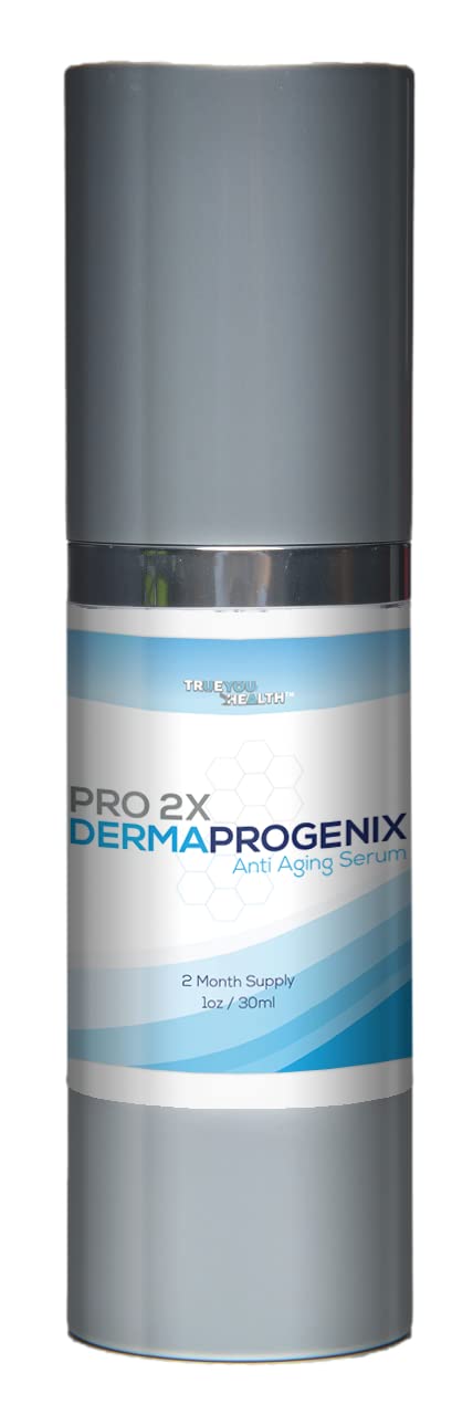 PRO 2X DERMA PROGENIX Serum - Anti Aging Serum - 2 Month Supply - Help Protect Skin from Premature Aging - Nourishing Face Serum for Glowing Skin - Improve Wrinkles, Redness, & Hyperpigmentation