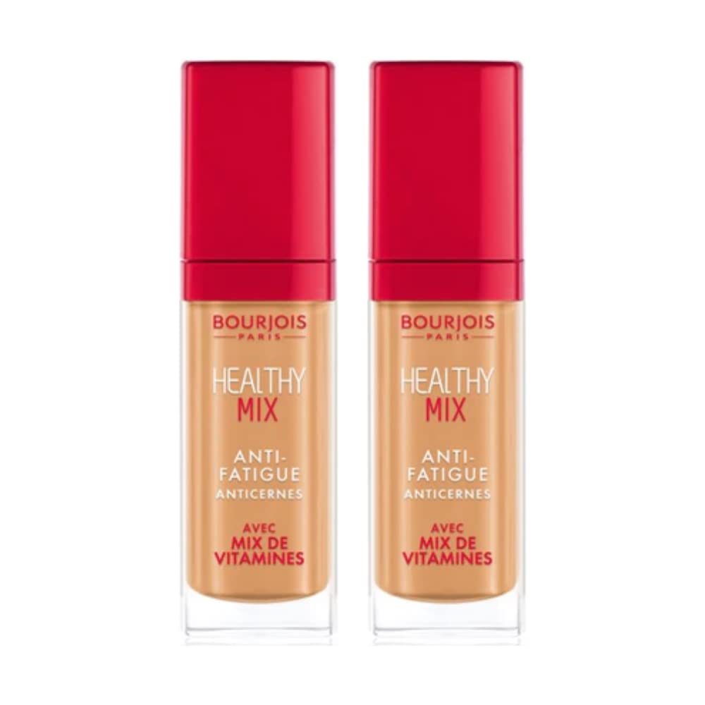 2 x Bourjois Healthy Mix Anti Fatigue Concealer 7.8ml - 55 Honey