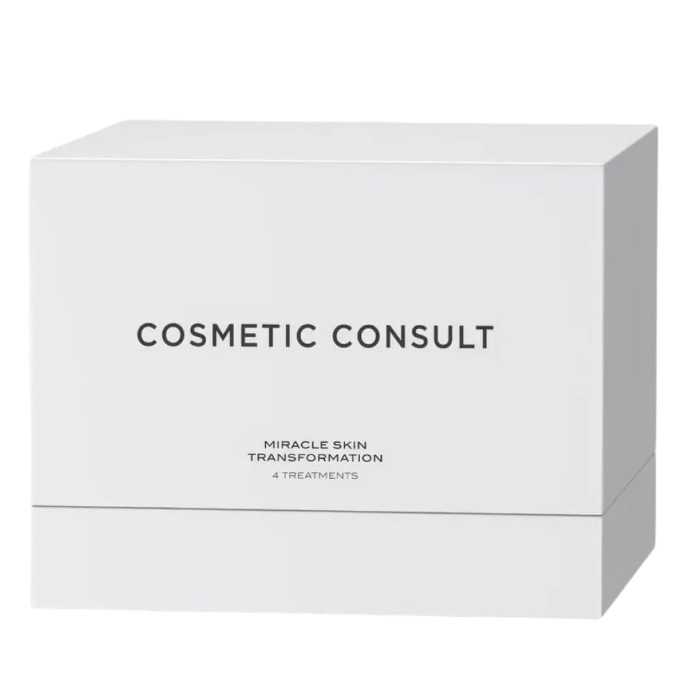 Cosmetic Consult Miracle Skin Transformation By Ashley Stobart | Rejuvenates & Refreshes Skin Overnight, Smooths Wrinkles & Acne, Boosts Collagen, Anti-Ageing Skin Cleanser | 4 x Skincare Sachets
