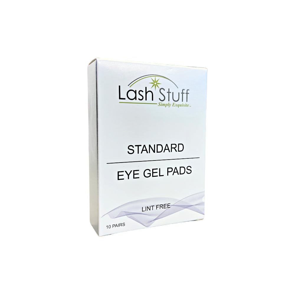Standard Lash Extension Eye Gel Pads (10ct, 2 Boxes) For Applying Eyelash Extensions And Lash Lift for Sensitive Skin