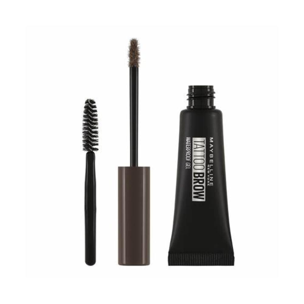 Maybelline Eyebrow, Tattoo Brow Longlasting Waterproof Eyebrow Gel 04 Medium Brown