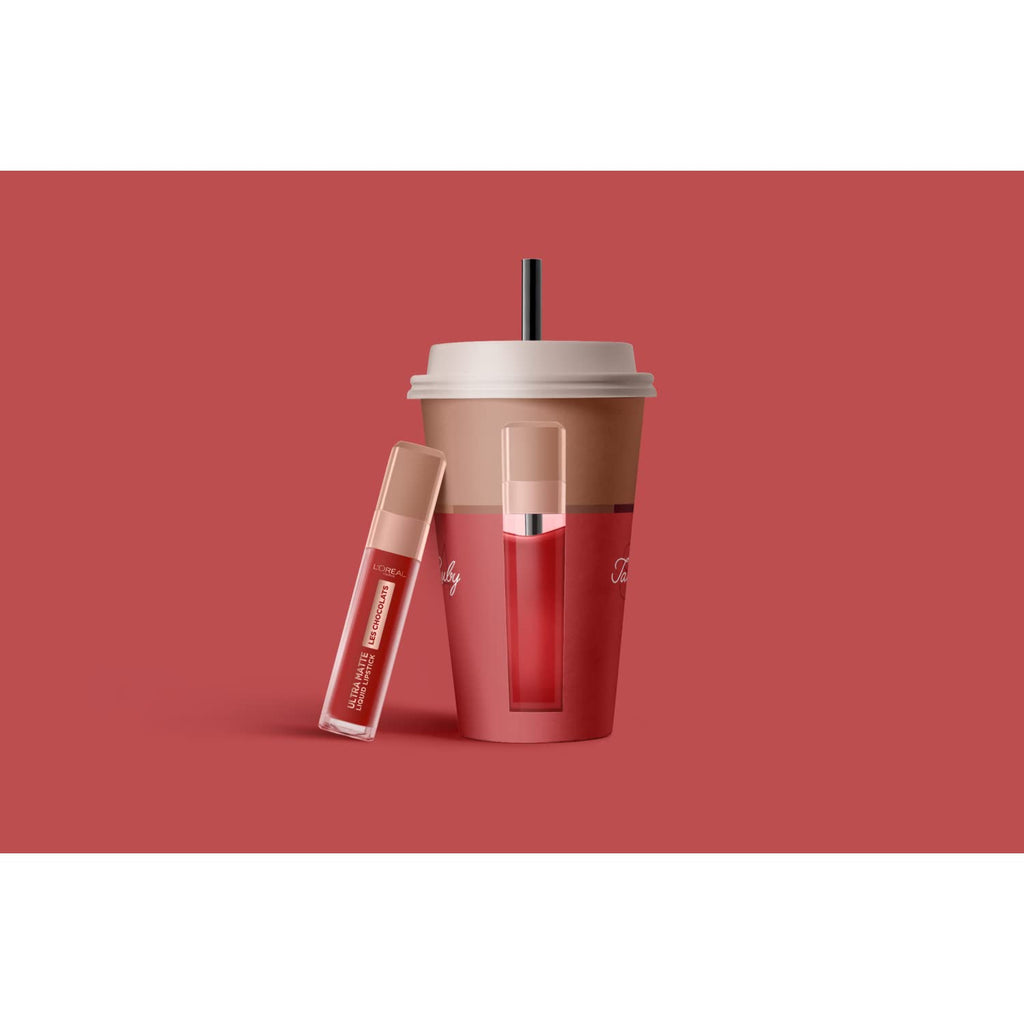 L'Oreal Paris Les Chocolats Ultra Matte Liquid Lipstick 864 Tasty Ruby