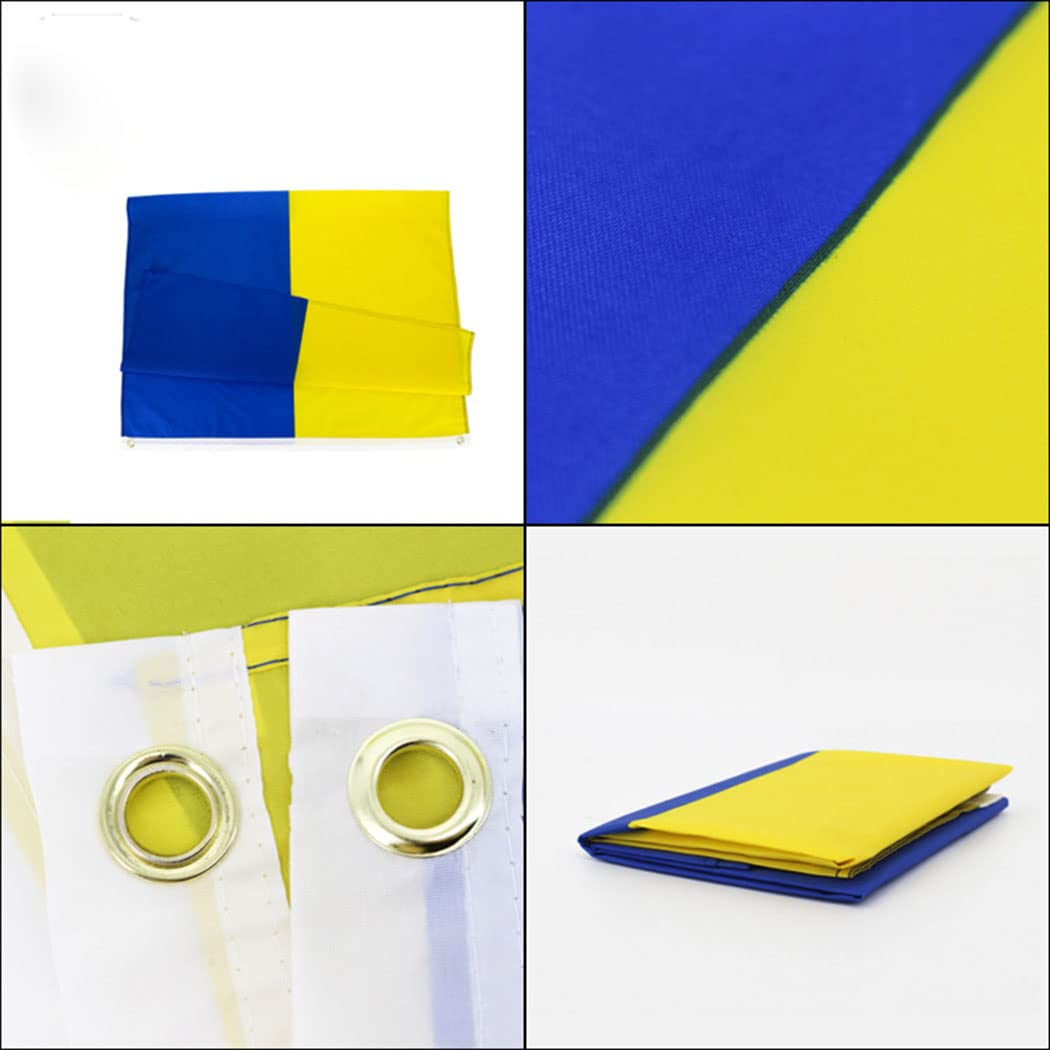 AISHITE Ukraine Flag 3x5 Ukraine Flag 150*90cm Outdoor Flag 3x5ft Flag Lawn Decor Garden Decor Ukraine Flag 3x5 Ft Flags