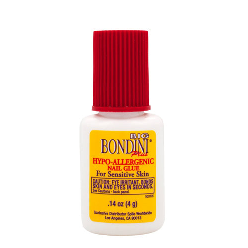 Big Bondini Plus All Purpose Hypo-Allergenic Nail Glue 0.14 oz 12 Bottle Display
