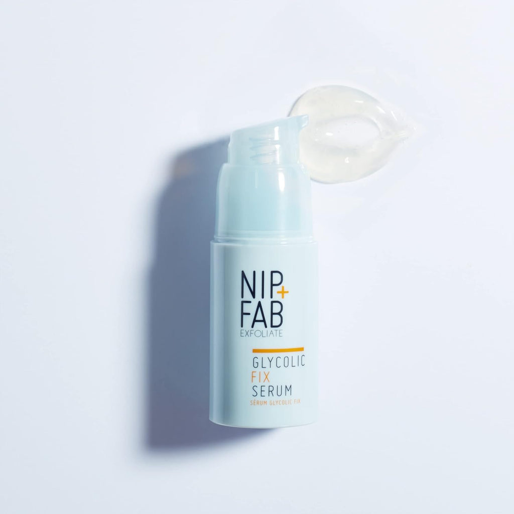 Nip + Fab Glycolic Acid Fix Serum for Face with Aloe Vera, AHA Anti-Aging for Fine Lines and Wrinkles, Refine Minimize Pores, Skin Toning, 1.01 Ounce