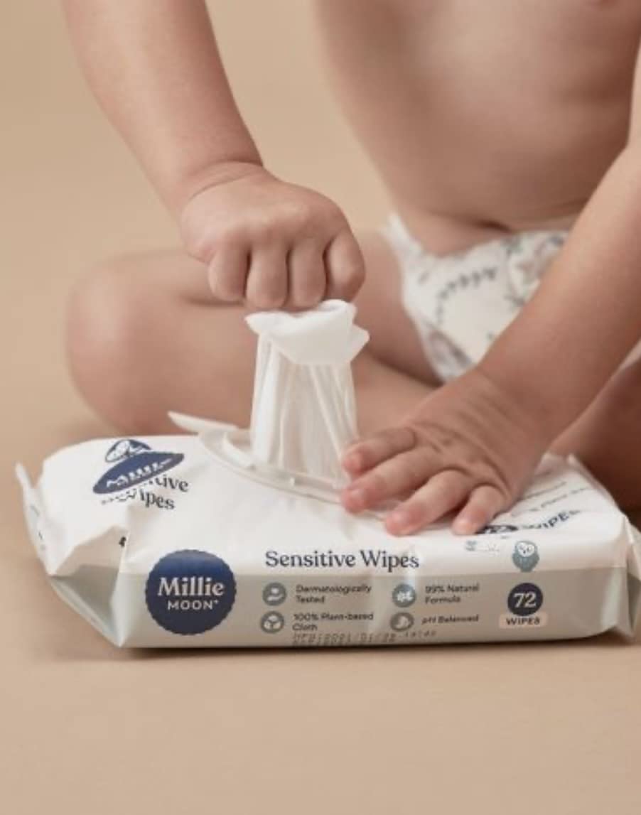 Millie Moon Sensitive Baby Wipes - Plant Based (648)