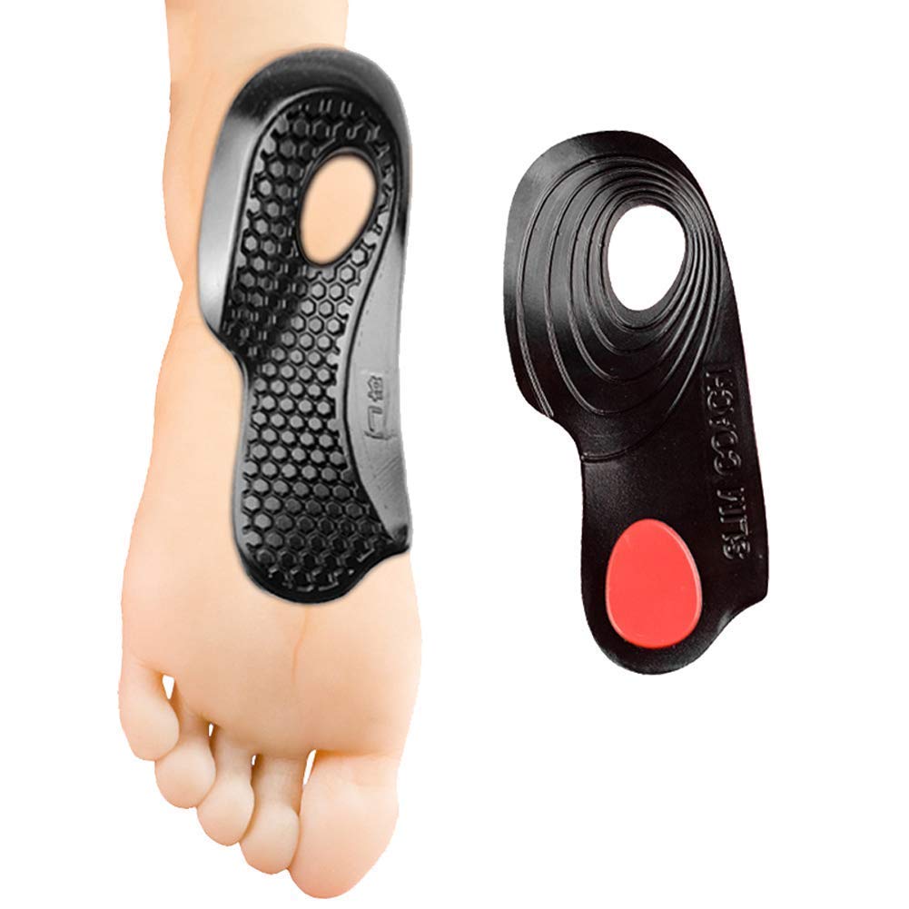 PEDIMEND O/X-Leg Orthopedic Insoles (2PAIR) - for Correcting O-Legs, Arch Collapse, Splayed Feet, etc. - Unisex - Foot Care (S: UK 3.5-5.5)