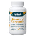 Pattern Wellness Turmeric Curcumin Supplement – 60 Capsules