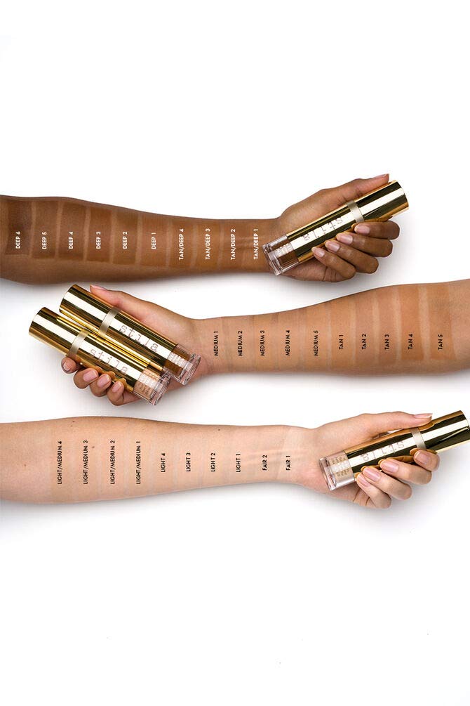 stila Hide and Chic Liquid Foundation Makeup, Light/medium 1 Yellow Undertones