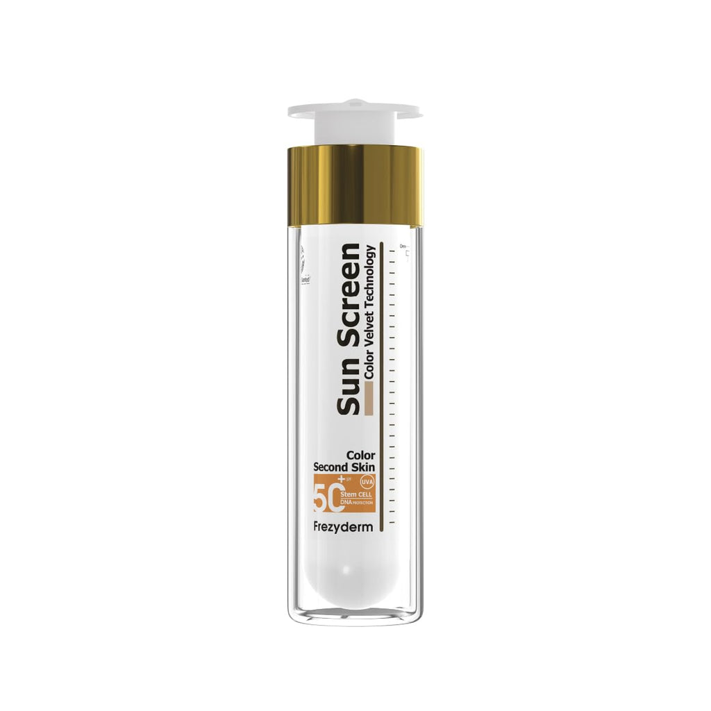 FREZYDERM Sun Screen Color Velvet FACE SPF 50+ PN: B00UHROTMG