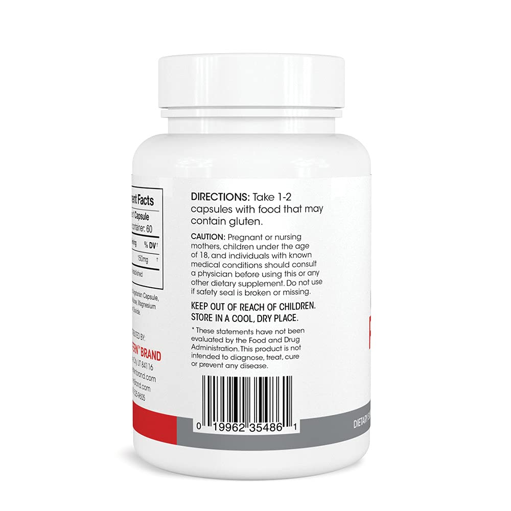 Silver Fern Gluten Comfort with Tolerase G - 1 Bottle - 60 Capsules - Digestive Enzyme Made Specifically to Break Down and Digest Gluten Protein