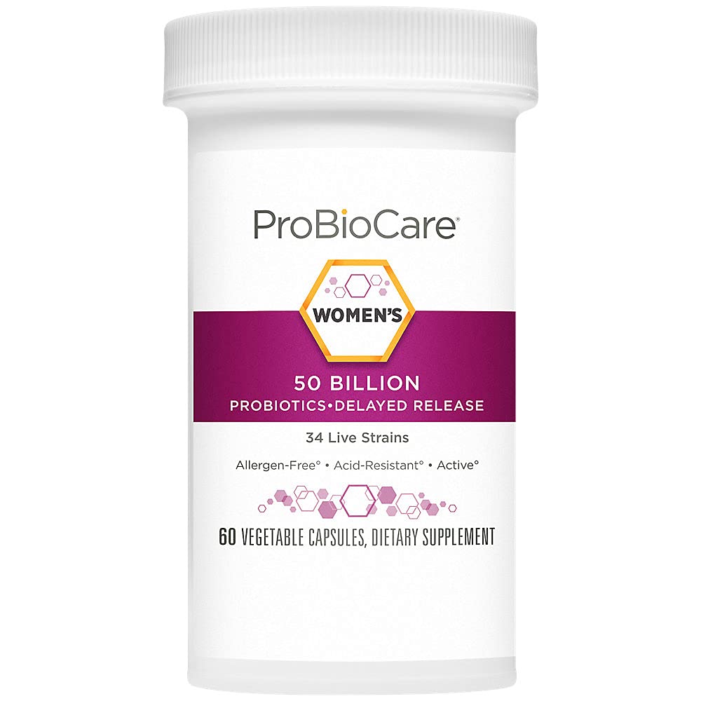 ProBioCare Probiotics for Women, 50 Billion CFUs, 60 Capsules