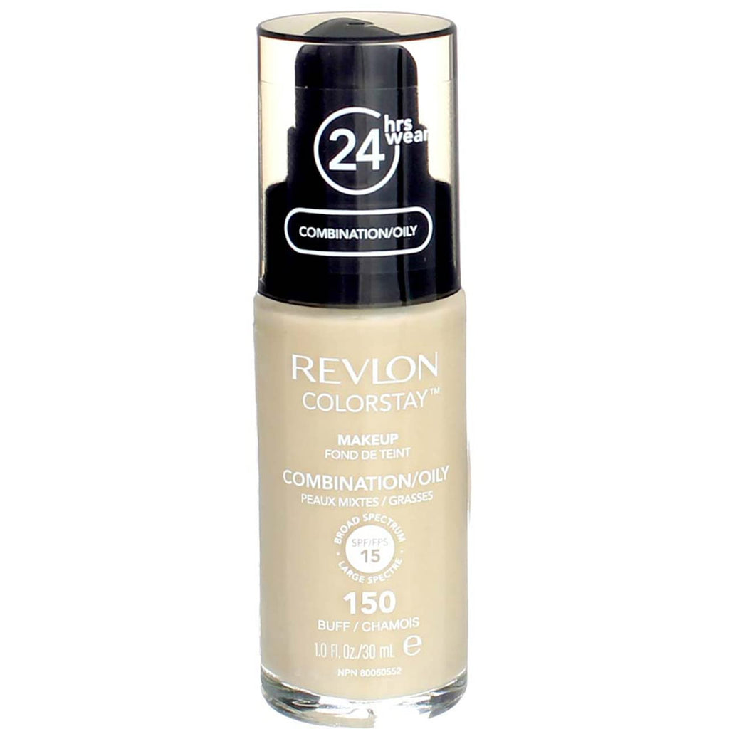 Revlon Colorstay Foundation 24hrs Makeup 30ml | RRP 12.49 | (Buff 150 Combination/Oily Skin) by Revlon