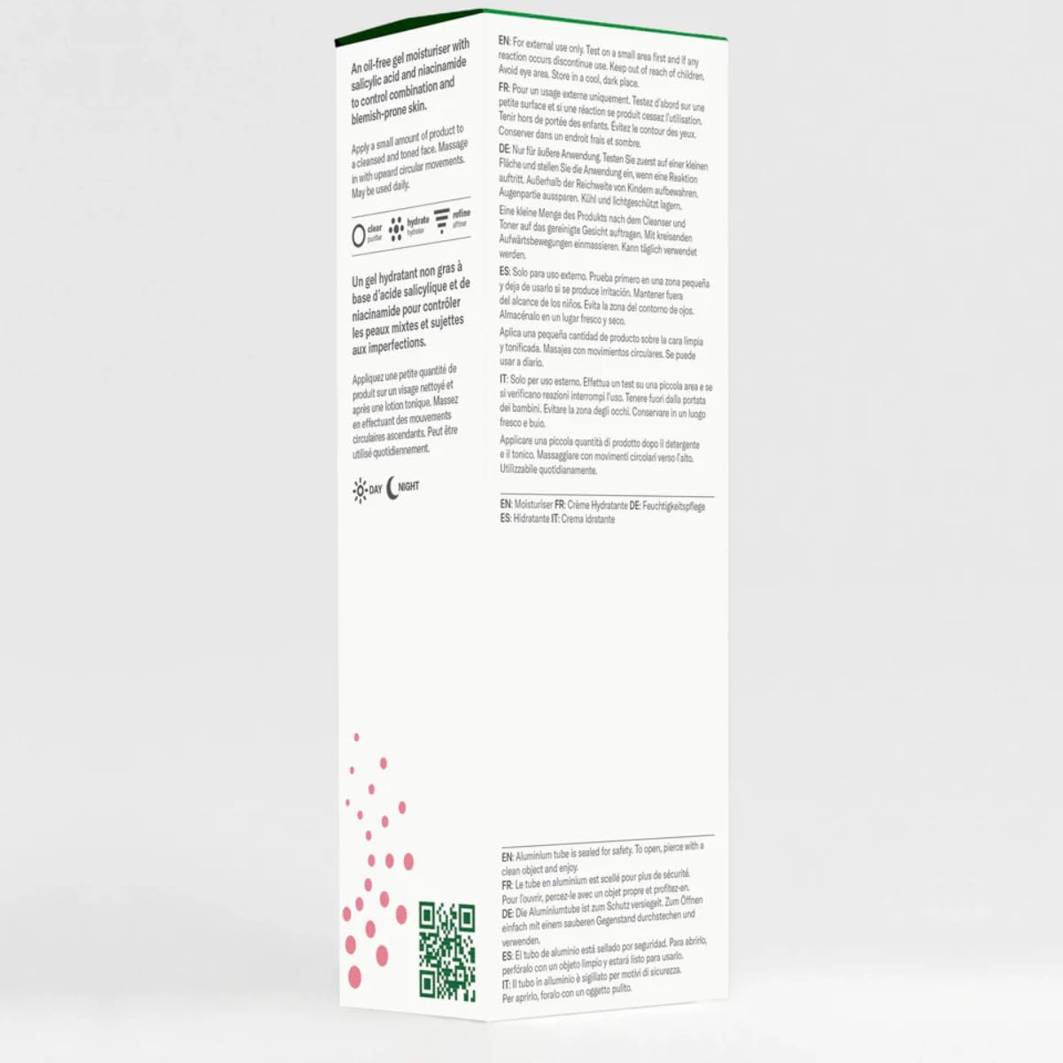facetheory Supergel+ Oil-Free Moisturiser with niacinamide and prebiotics