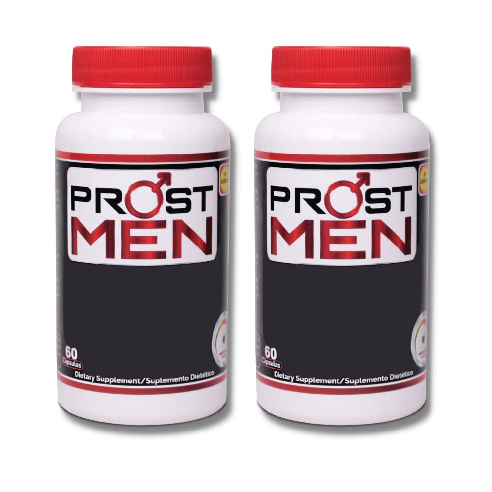 PROSTMEN Prostate Supplement Capsules - Prostate Support - Urinary Frequency - Quality Sleep - Energy & Vitality - Saw Palmetto - Sting Nettle - Pack of 2-120 Caps
