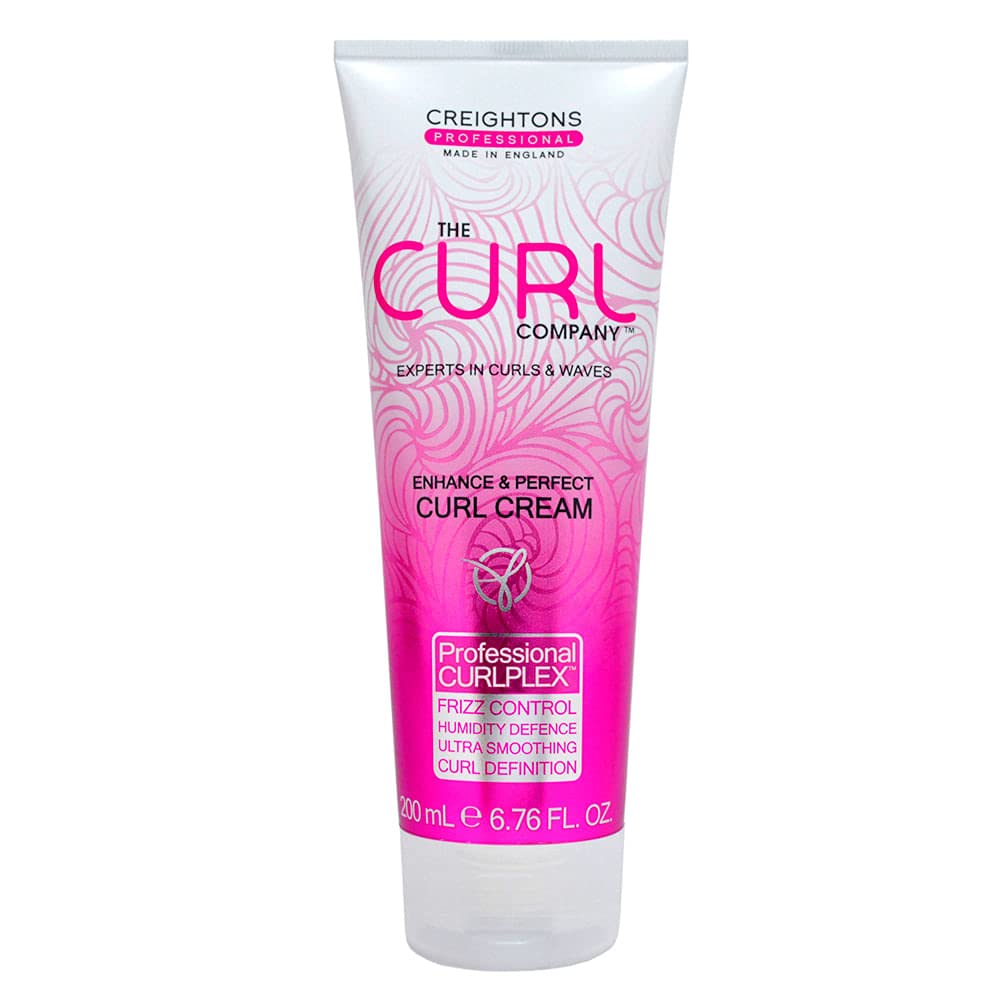 The Curl Company Enhance & Perfect Curl Cream (200ml) - Professionally Formulated with Nourishing Curplex with Moringa Oil. Experts in Curls & Waves