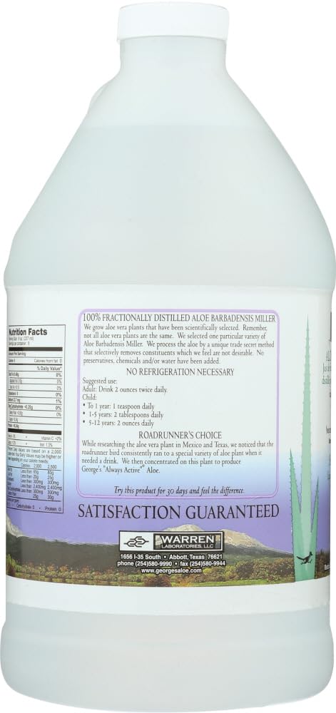 George's Always Active? Aloe Vera - 64 fl oz - 2pc