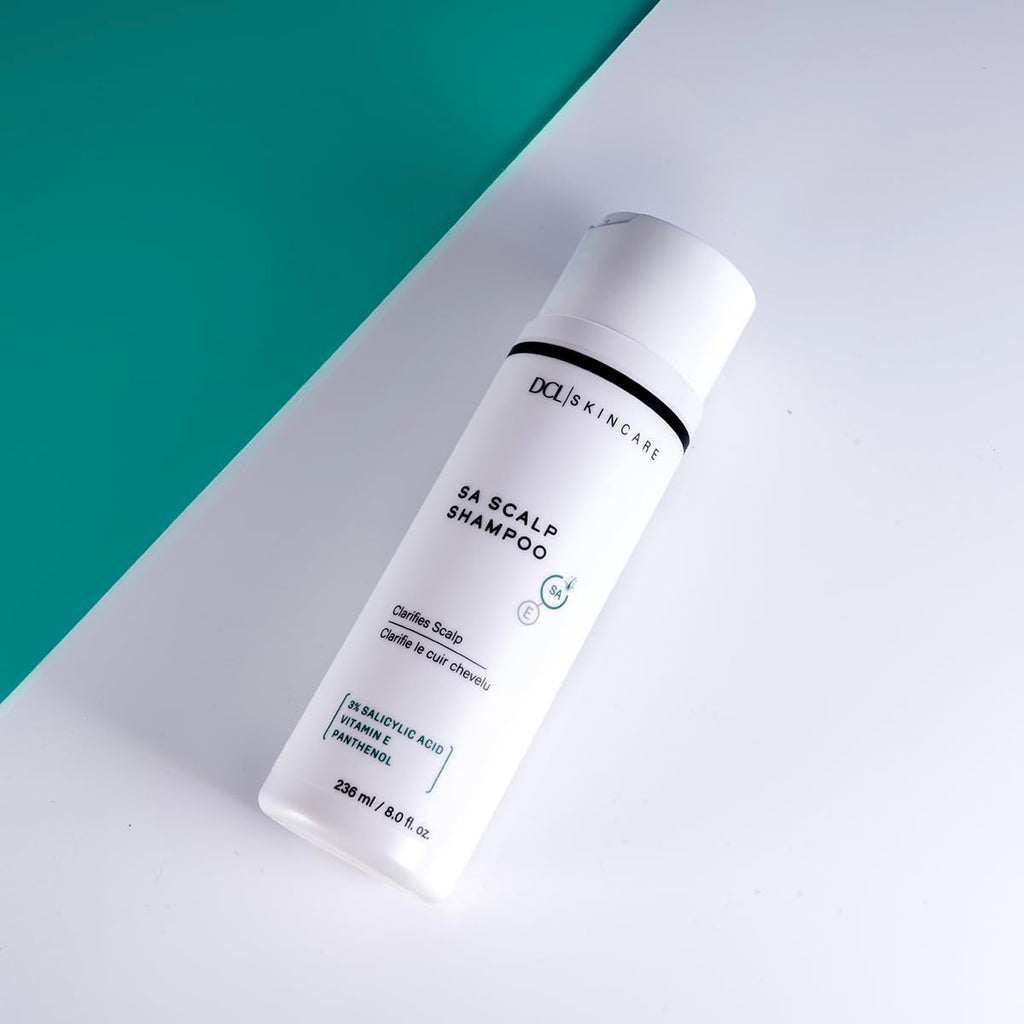 DCL Skincare SA Scalp Therapy Shampoo with Salicylic Acid for Itch & Flake Control, 8 Fl oz