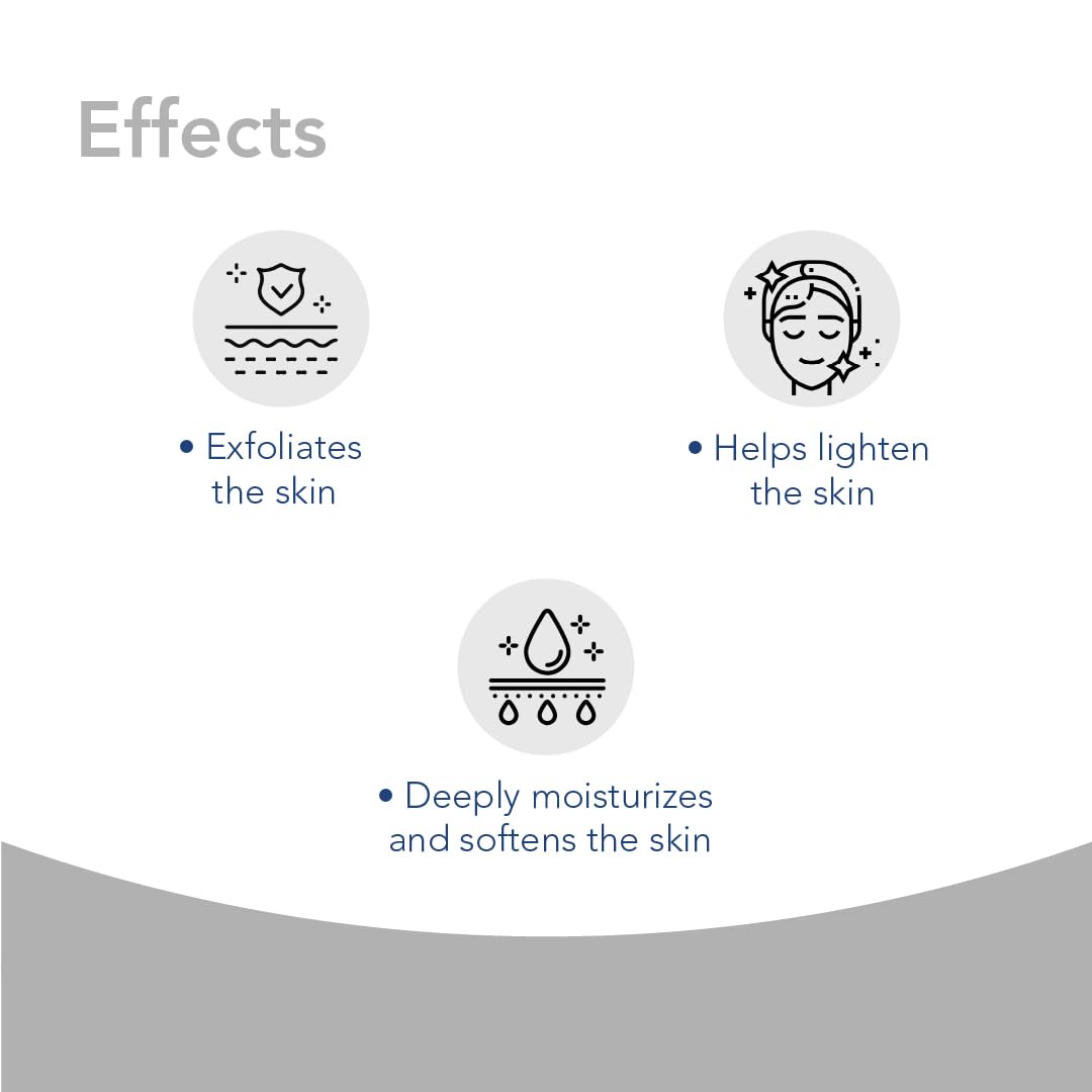 Novaclear Whitening Elbow & Knee Cream – Urea, Glycolic Acid & Alpha Arbutin – Exfoliating, Moisturizing & Brightening Cream for Dry, Dark Elbows, Knees, Hands & Heels – 50 ML