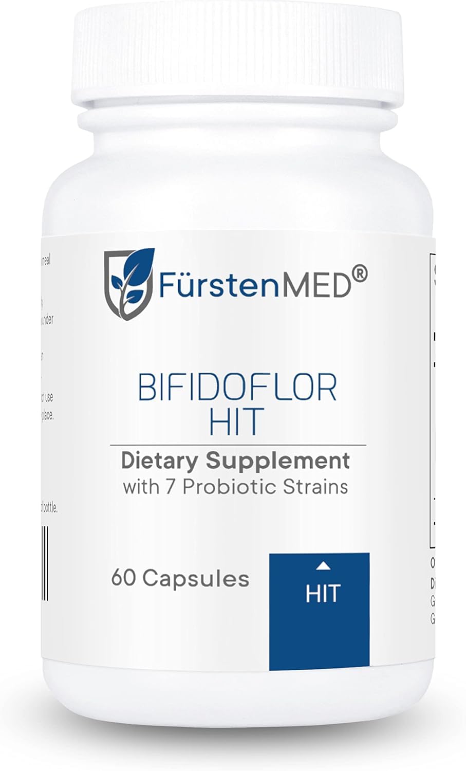 FürstenMED Bifidoflor HIT – Low Histamine Probiotic for Histamine Intolerance, Sensitive Gut & Digestive Health, 7-Strain Lactobacillus & Bifidobacterium, 15.6B CFU, Vegan, 60 Delayed-Release Capsules