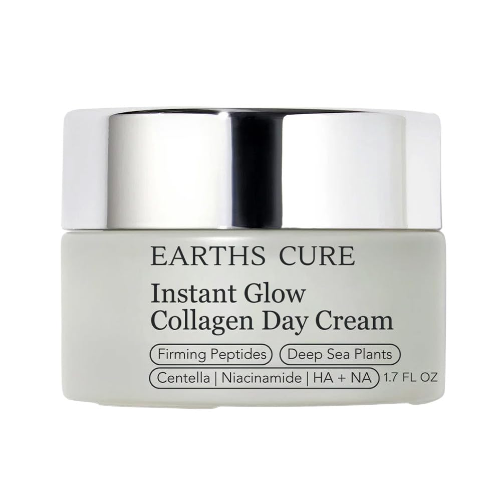 EarthsCure Nano Peptide Moisturizer for Face (2oz) - Natural Cream to Hydrate and Smooth. Contains Nano Peptides, Anti-Oxidants & Hyaluronic Acid to Lift and Plump. For Sensitive Skin.
