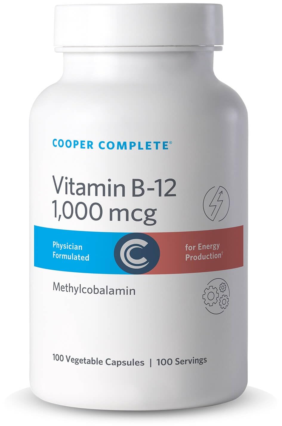 Cooper Complete Vitamin B12 1000 mcg, Methylcobalamin, 200 Caps