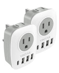 VINTAR US to UK Ireland Travel Plug Adapter, 2 Pack Type G Power Adapter