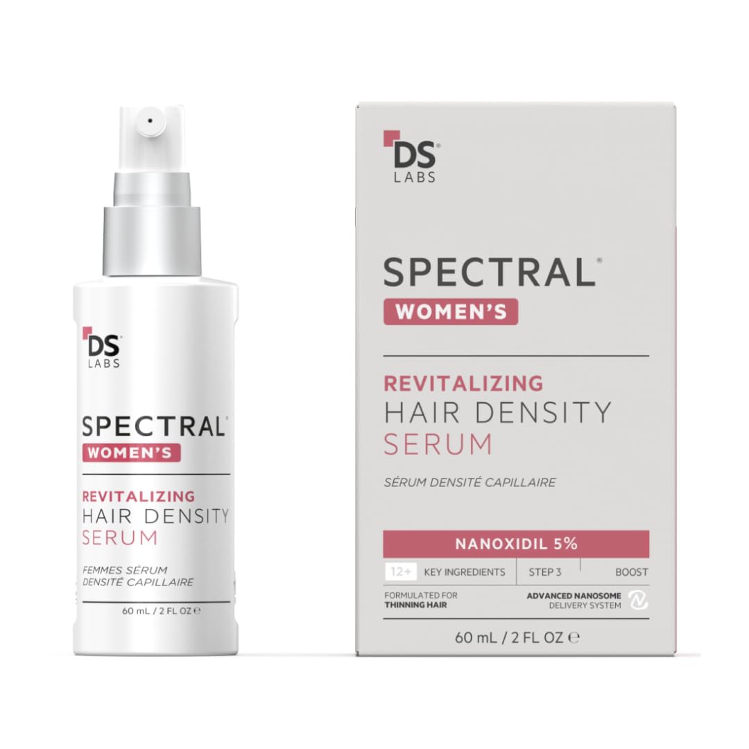 DS Labs Spectral Women’s Hair Density Serum (formerly Spectral.CSF) - Lightweight Leave-In for Fuller, Thicker Looking Hair, Fast Absorbing, Non-Greasy, For All Hair Types, 60mL