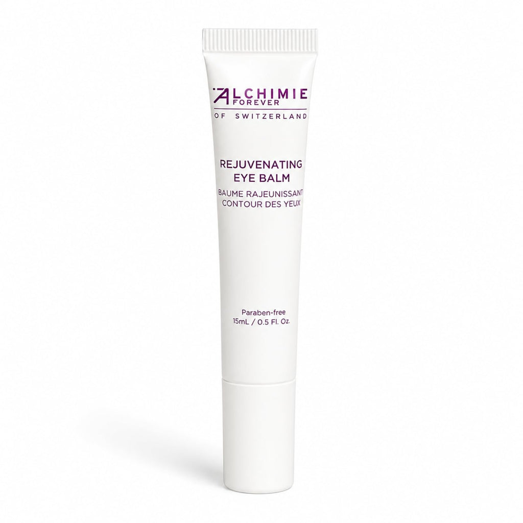 Alchimie Forever Rejuvenating Eye Balm | Hydrating Anti-Aging Eye Cream with Jojoba and Cocoa Butter, European Blueberries, Vitamin K | Reduce Dark Under Eye Circles and Premature Aging | 0.5 fl oz