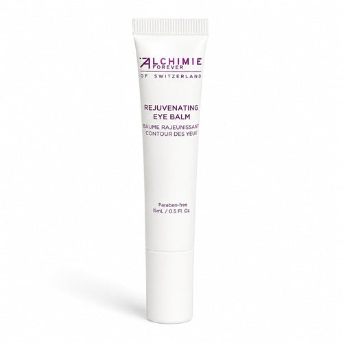 Alchimie Forever Rejuvenating Eye Balm | Hydrating Anti-Aging Eye Cream with Jojoba and Cocoa Butter, European Blueberries, Vitamin K | Reduce Dark Under Eye Circles and Premature Aging | 0.5 fl oz
