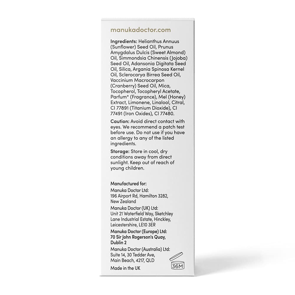 Manuka Honey & 24K Gold Face Oil