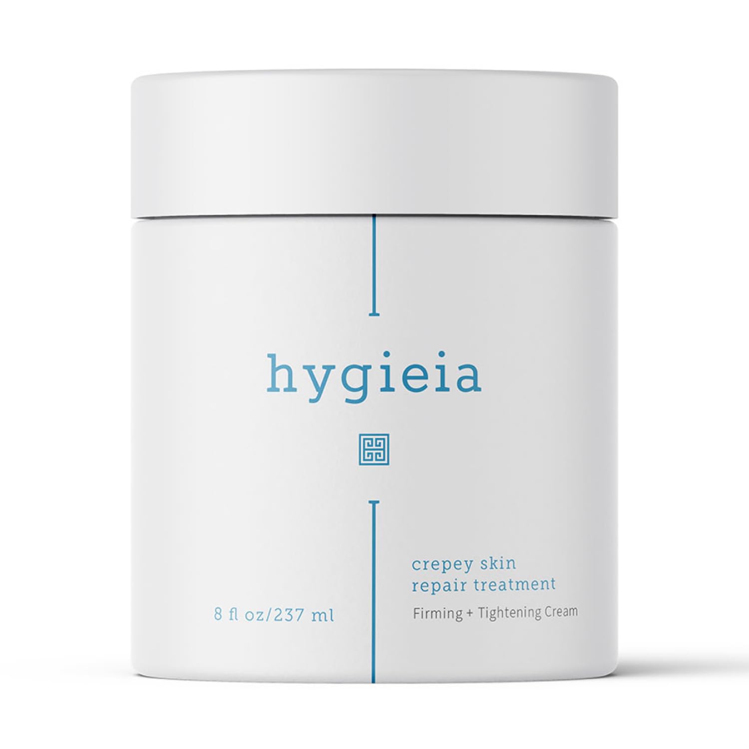 Hygieia + Crepey Skin Full Body Moisturizing & Firming Cream – Tighten & Smooth Crepey Skin - Anti-Aging Moisturizer with Hyaluronic Acid, AHAs & Natural Oils to Rejuvenate, Soften & Hydrate, 8oz
