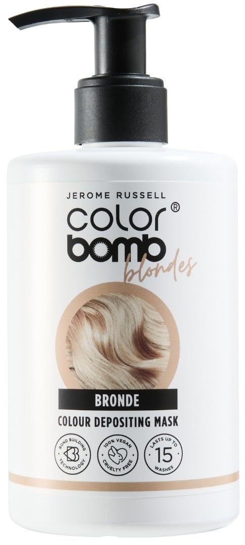 Jerome Russell BRONDE Bright Colour Bomb | Colour Depositing Hair Mask