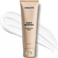 MAELOVE Night Renewer Night Cream with 2-in-1 Glycolic Acid Treatment, Unscented, For Sensitive Skin