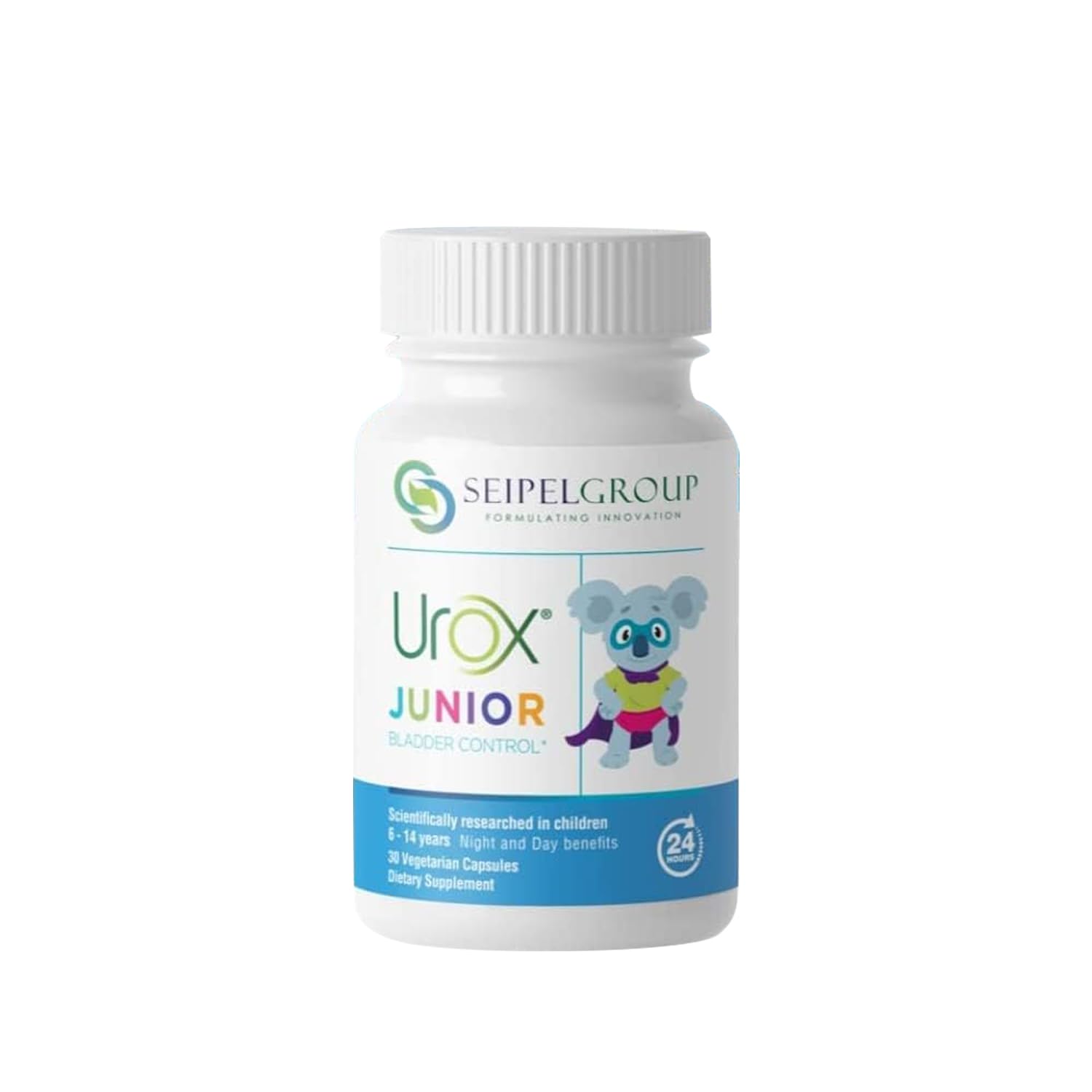 UROX Junior Natural Bladder Control - Nocturnal Enuresis or Bedwetting Supplements. Supports Bladder Control, Reduces Urinary Frequency, and Bladder Accidents for Kids, 30 Vegetarian Capsules (30)