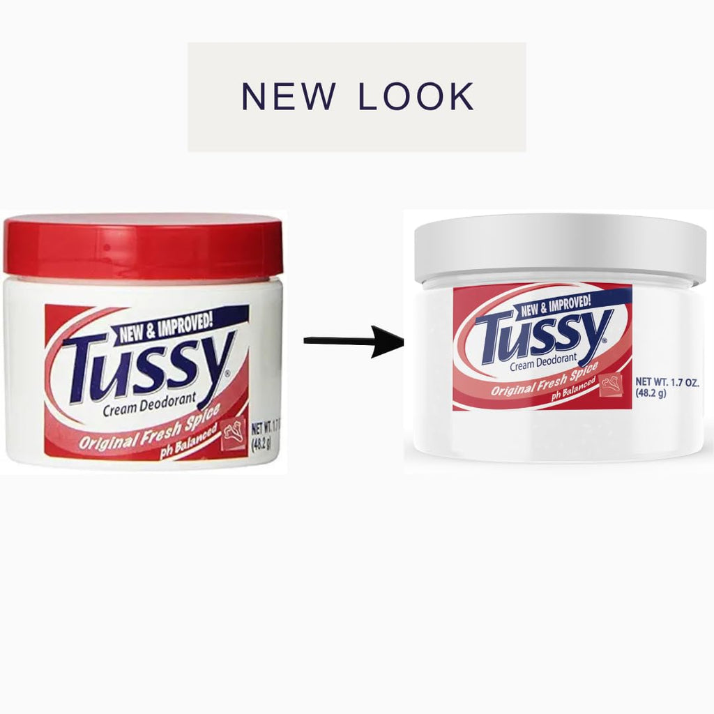 Tussy Deodorant Cream, 1.7 Ounce (Pack of 6)