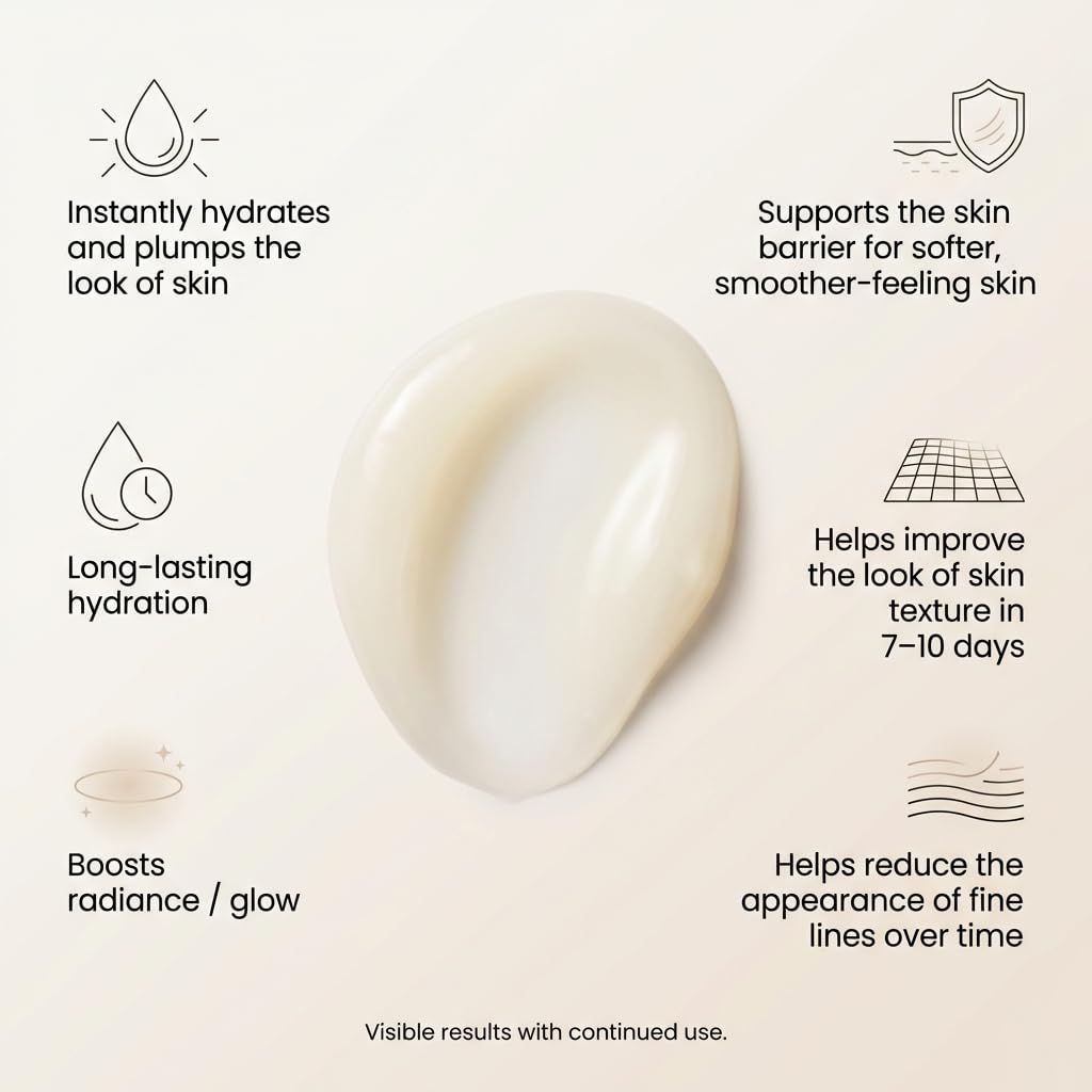 SEACRET Bio Skin Glow 4D Hyaluronic Acid Serum for Face - Glass Skin Hydrating Ampoule with Peptides & Fermented Dead Sea Minerals, Non-Sticky, Fast-Absorbing, 1 Fl Oz / 30 ml
