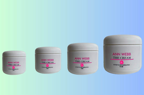 Ann Webb Unscented The Cream - Fragrance Free Thick Face & Body Lotion for Creapy Skin Dry Skin Non-Greasy Cream to replinish all skin types (16oz)