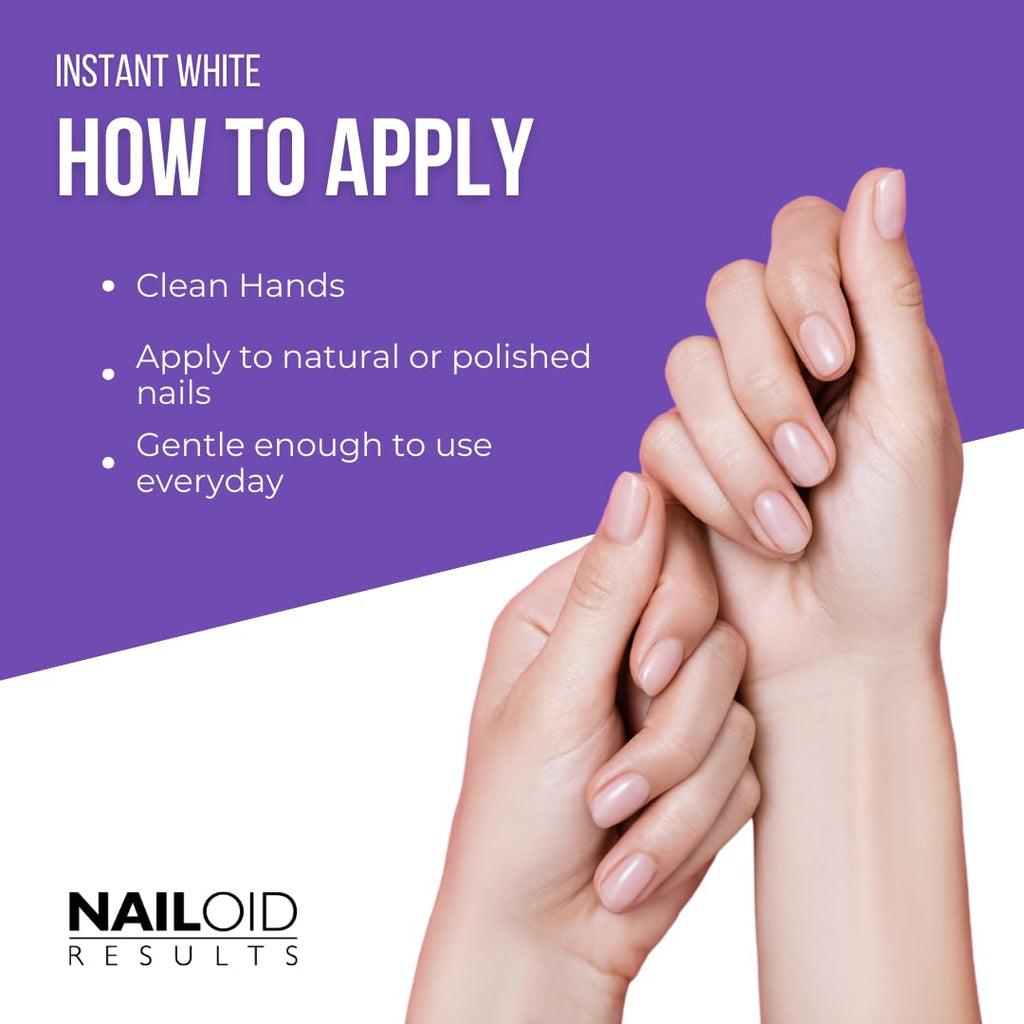 Nailoid INSTATNT WHITE Nail Treatment for Discoloured Nails | 12ml