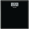 Taylor Glass Digital Bathroom Scale - Black, Digital Display, 0.2 Lb Accuracy - 1 Count